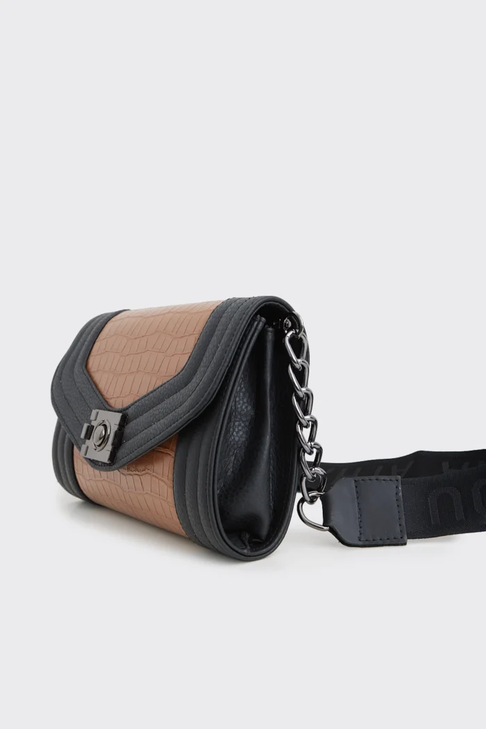 Streetline Croco τσαντα Χιαστί Κονιακ - Image 2