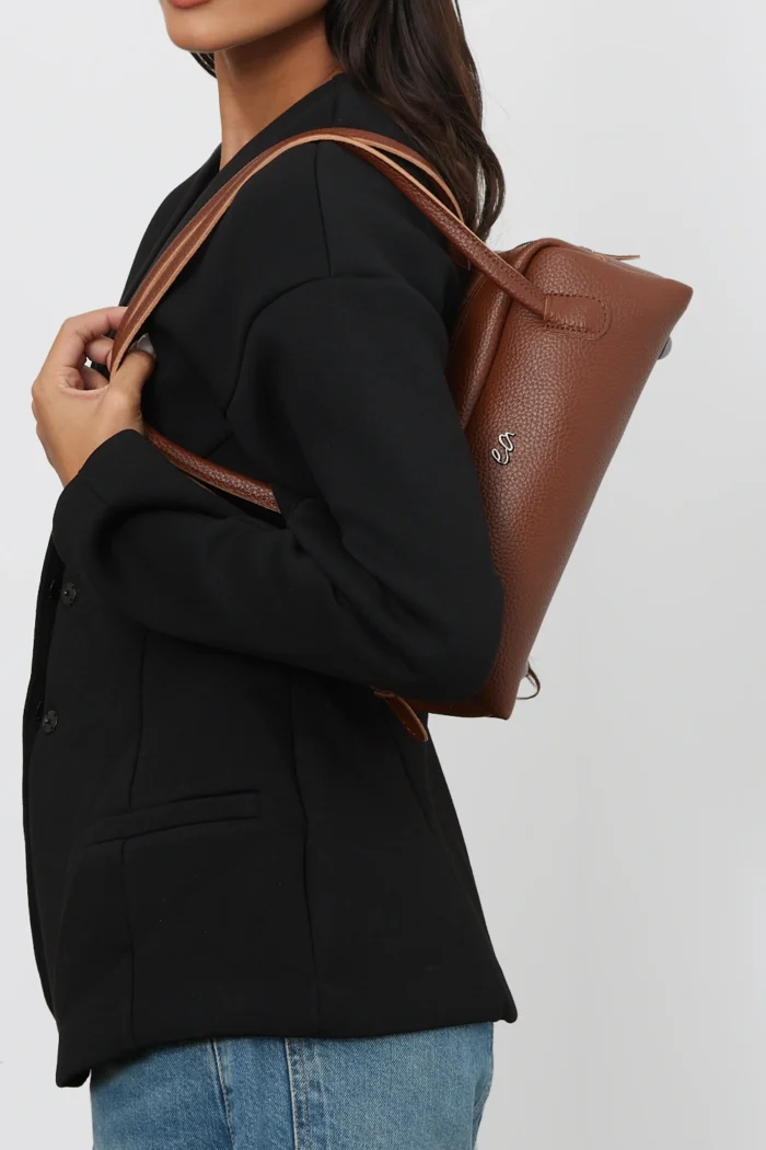 Silhouette Eco Τσάντα Ώμου Κονιακ Small - Image 4