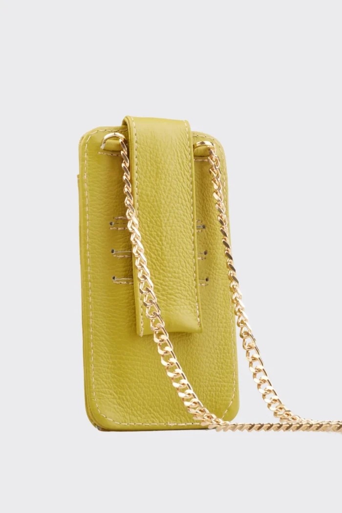 Chain Phone Bag Lime - Image 5