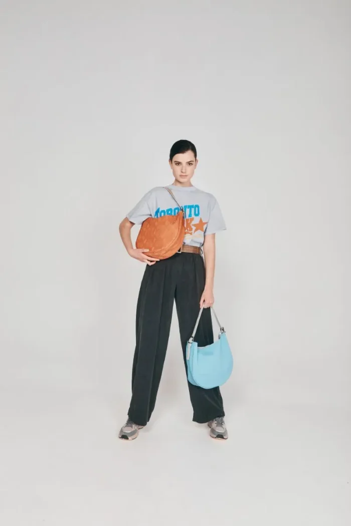 Moon Baguette Bag Μπλε - Image 3