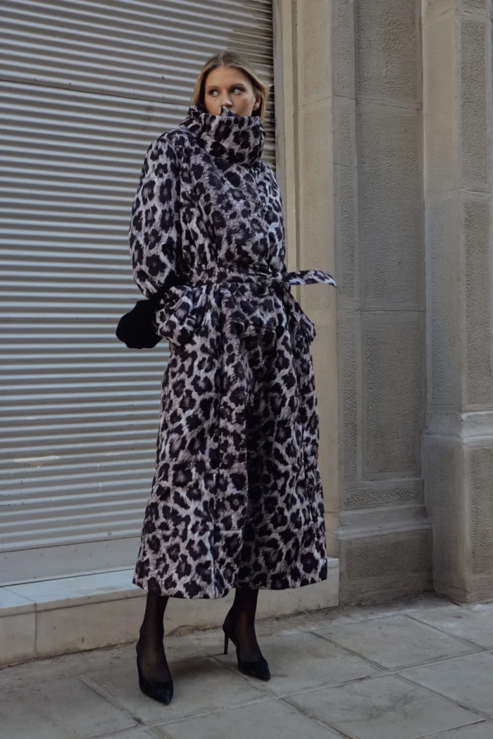 Εve Puffer Apparel Animal Print Μαυρο - Image 2