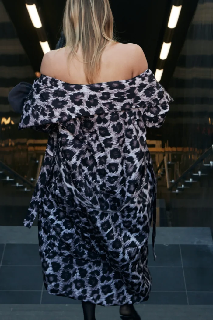 Εve Puffer Apparel Animal Print Μαυρο - Image 5