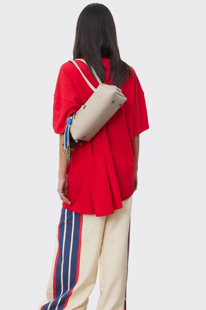 Essential t-shirt Ασύμετρο Κοκκινο - Image 4