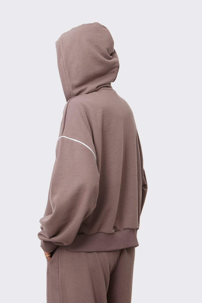 Essential Ζακέτα Με Κουκούλα Κακαο - Image 2