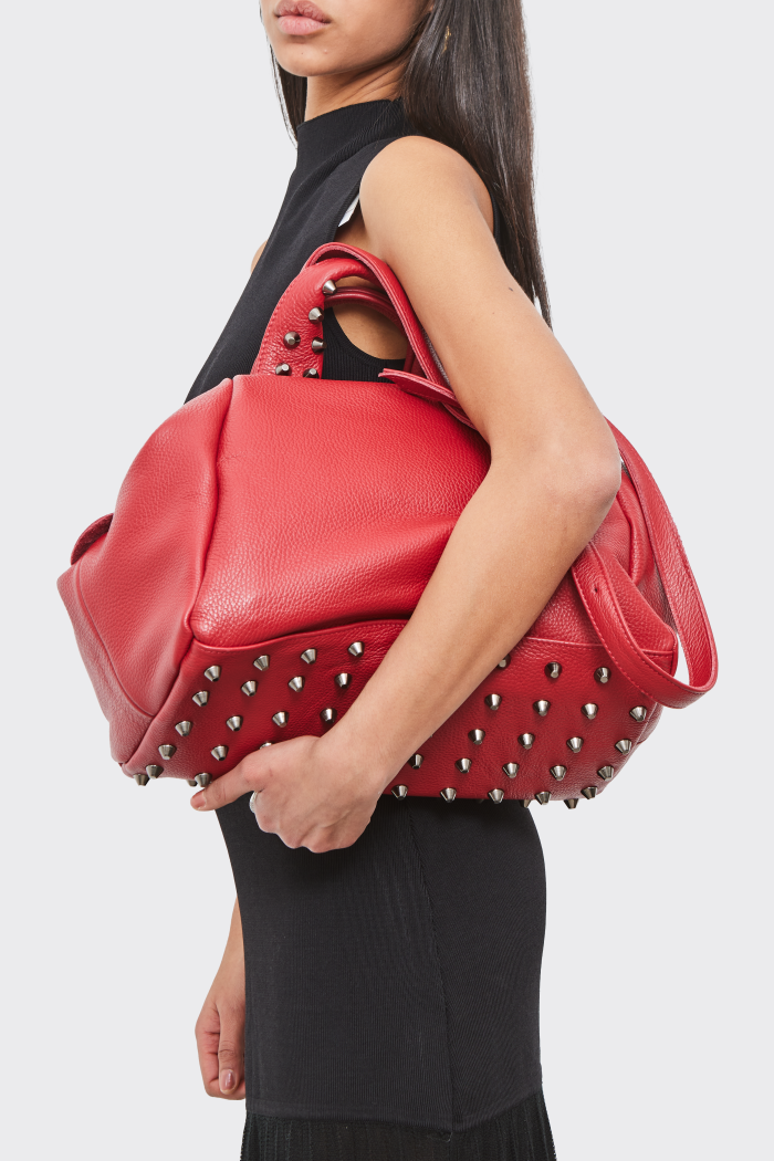 Bubble Bag Τσαντα Χειροσ Κοκκινη Large - Image 3