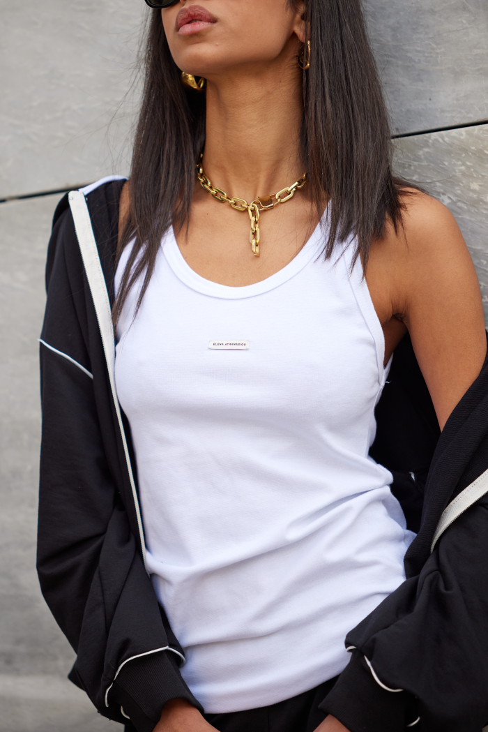 Essential Tank Top Λευκό - Image 2